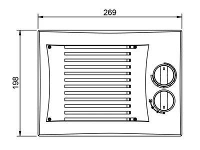 Siroco Arizona Vandbåret Varmeapparat 12V 6.25 kW (9000-19291) - Billede 2