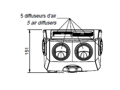 Siroco Sonara Vandbåret Varmeapparat 24V 3.8 kW (9000-19293) - Billede 3