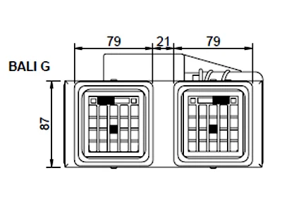 Siroco Bali Vandbåret Varmeapparat 12V 2.0 kW (9000-19307) - Billede 2