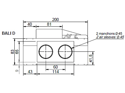 Siroco Bali Vandbåret Varmeapparat 12V 1.85 kW (9000-19308) - Billede 2
