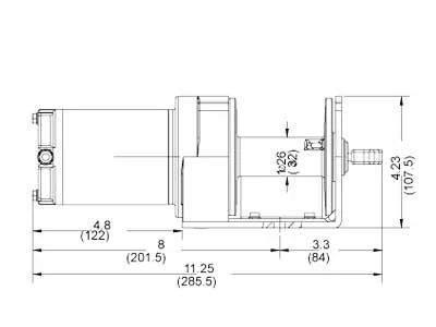 Rock Elspil 12V 907kg med Styrbetjening til ATV (9201-10000-T) - Billede 4
