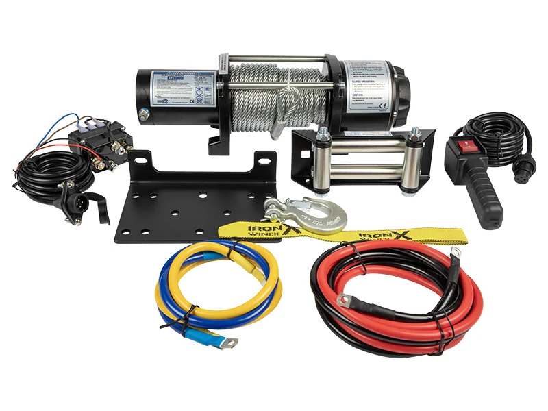 IronX Elspil 12V 2268kg IP67 med Stålwire (9201-10007) - Billede 2
