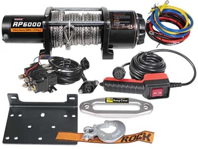 IronX Elspil 12V 2268kg IP67 med Syntetisk Tov (9201-10008) - Billede 2