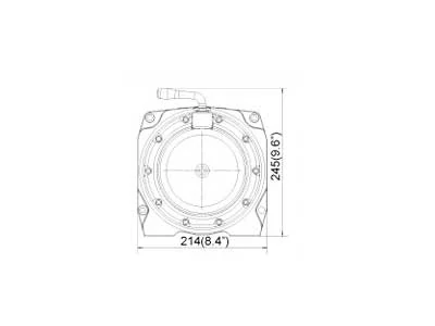 Rock Hydraulisk Spil 8165kg med Stålwire (9201-100199) - Billede 4