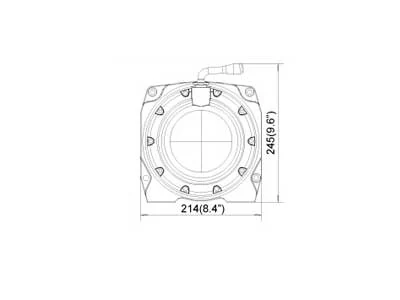 Rock Hydraulisk Spil 4082kg med Stålwire (9201-100201) - Billede 3