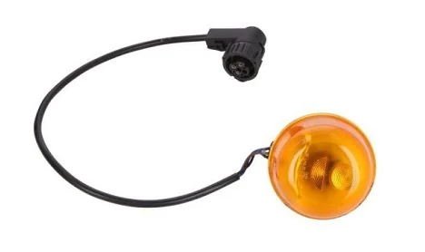 Mercedes-Benz Axor/Atego blinklys i trinbræt rund (L=H) - Ledekstralys.dk