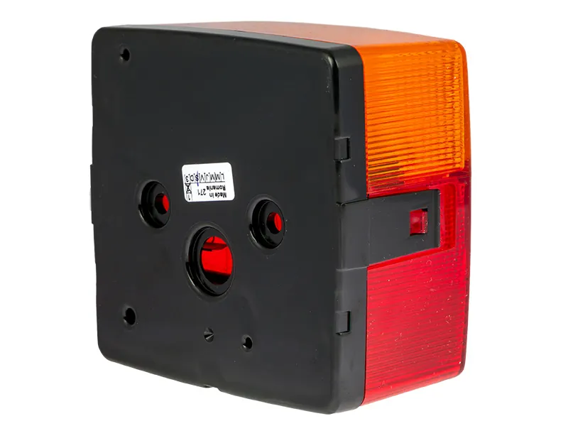 HELLA Baglygte 3-kammer med blinklys og nummerpladelys 100x98x55mm BA15s - Billede 2