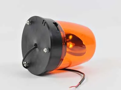 Britax Halogen Rotorblink H1 12/24V Amber - 3-bolts montering - Billede 2