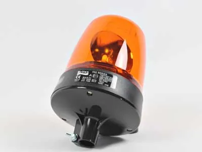 Britax Halogen Rotorblink H1 12/24V Amber ECE R65 - ø149x236mm - Billede 3