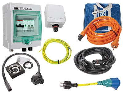 DEFA PowerSystems Boat Pack 3 Premium Landstrømssæt 230V 16A med 25m Kabel - Ledekstralys.dk