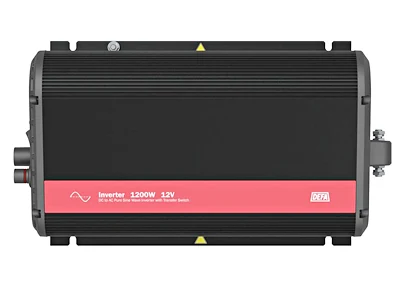 DEFA Inverter 1200W 12V Ren Sinus PlugIn med AutoSwitch - Billede 4