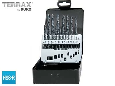 TERRAX Metalboresæt HSS (RU-205210) - Ledekstralys.dk