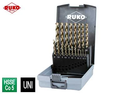 RUKO Metalboresæt HSS (RU-228214RO) - Ledekstralys.dk
