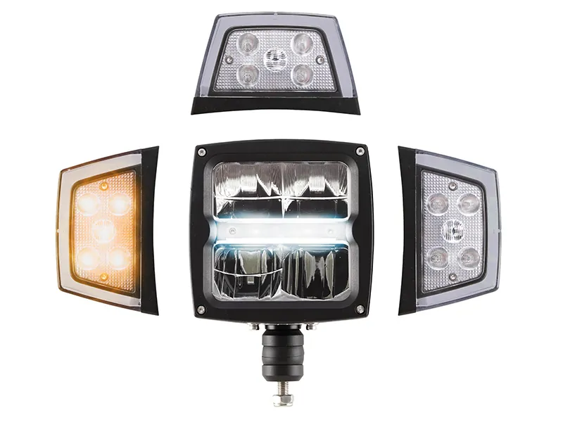 Strands Sneplovlampe med Opvarmet Linse 10-30V - Fjernlys, Nærlys og Blinklys - Billede 3