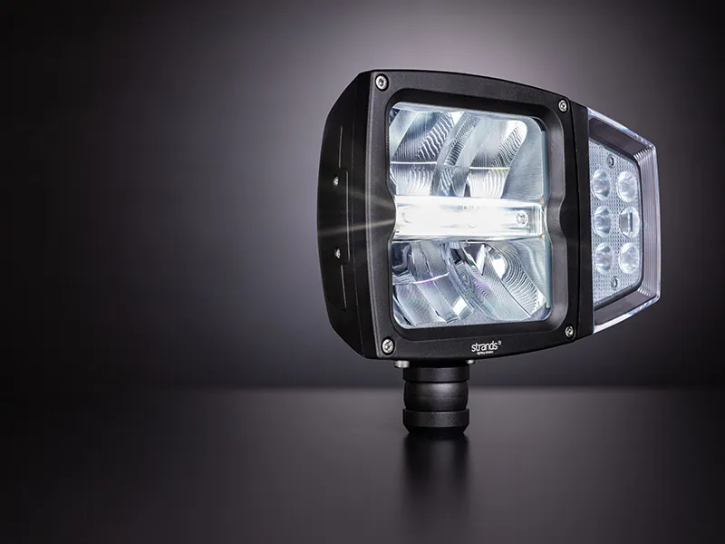 Strands Sneplovlampe med Opvarmet Linse 10-30V - Fjernlys, Nærlys og Blinklys - Billede 6