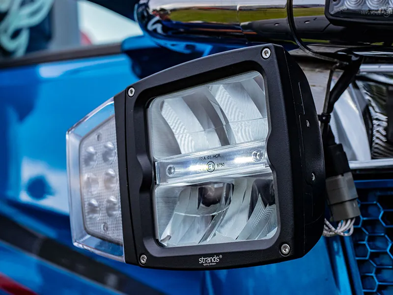 Strands Sneplovlampe med Opvarmet Linse 10-30V - Fjernlys, Nærlys og Blinklys - Billede 7