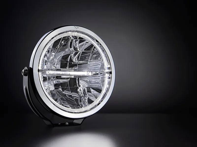 STRANDS Ambassador 9" LED Kørelys 5535lm 10-32V med Hvid/Gul Positionslys - Billede 4