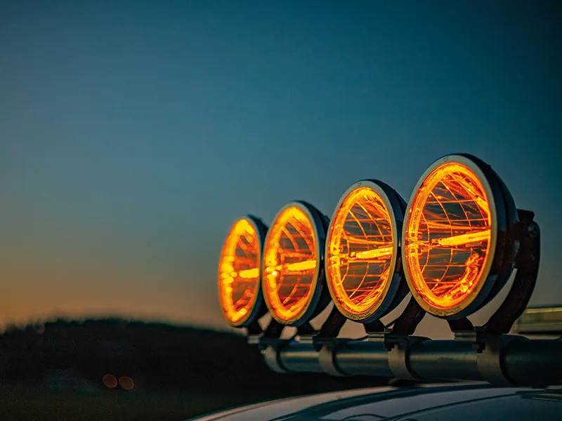 STRANDS Ambassador 9" LED Kørelys 5535lm 10-32V med Hvid/Gul Positionslys - Billede 6