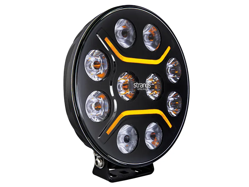 STRANDS Dark Knight Intense 9" LED Fjernlys 14000lm 9-36V - Billede 3