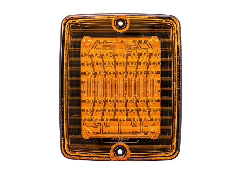 STRANDS Orange LED Indicator - ECE R6 Certified, 24V, Polycarbonate Housing - S-800111