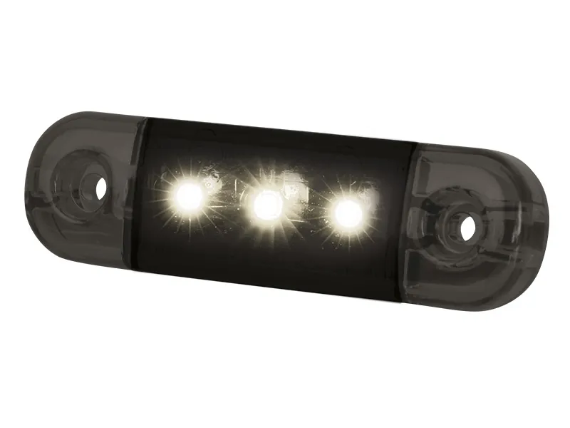 STRANDS Dark Knight Slim Positionslys 3 LED 12-24V ECE-godkendt - Ledekstralys.dk