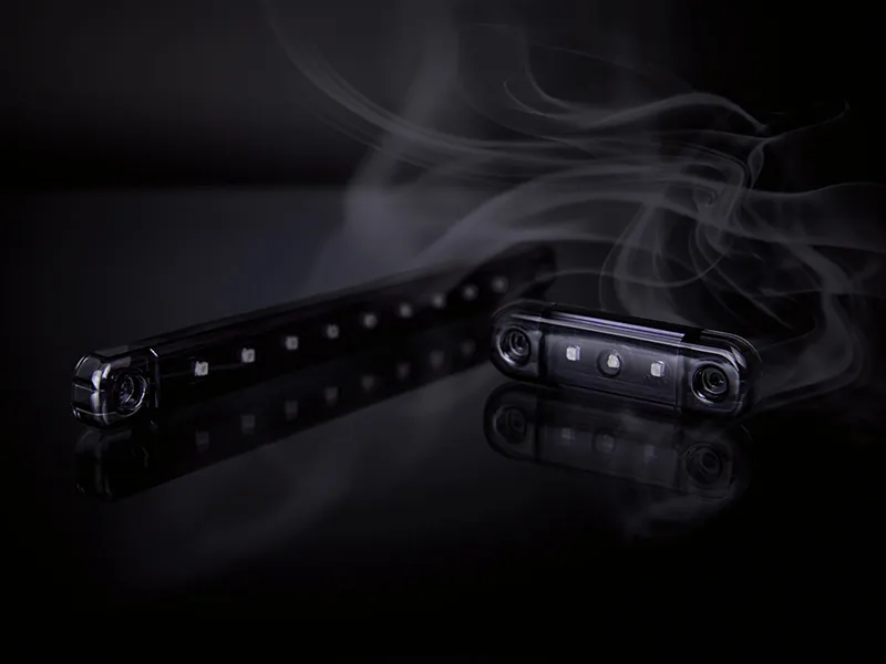 STRANDS Dark Knight Slim Positionslys 3 LED 12-24V ECE-godkendt - Billede 4