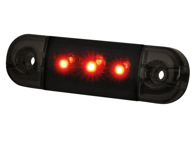 STRANDS Dark Knight Slim Positionslys 3 LED 12-24V - Kompakt Markeringslys - Billede 2