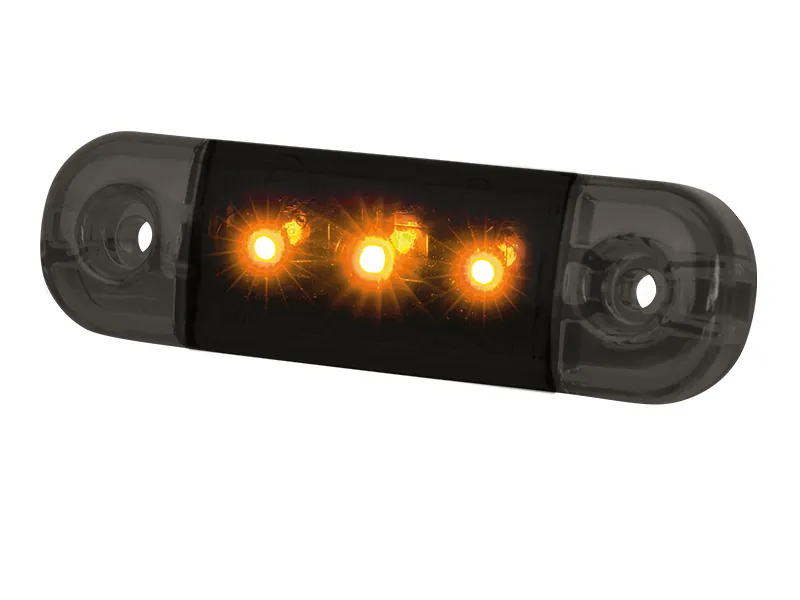 STRANDS Dark Knight Slim Sidemarkeringslampe 3 LED 12-24V - Billede 2