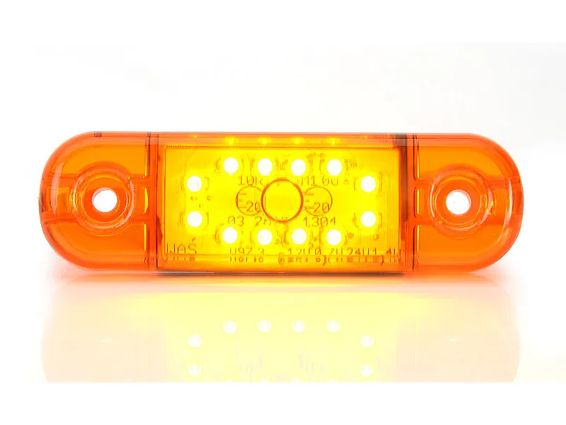 STRANDS Side Marker Slim LED 12 LED 9-36V - Kompakt Positionslys til Lastbil og Trailer - Billede 3