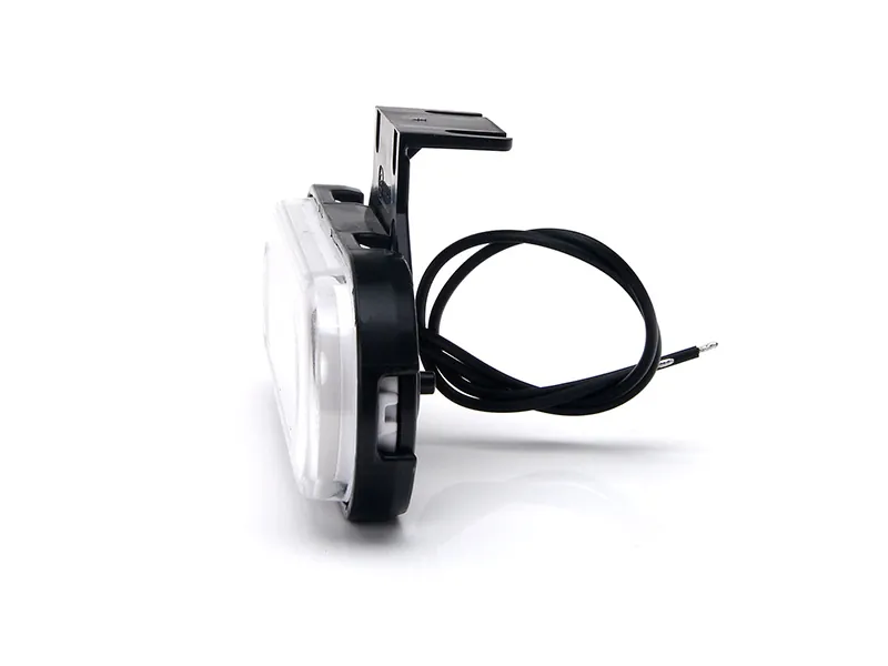 Strands Positionslys Hvid LED 12-24V - ECE Godkendt 124mm - Billede 2
