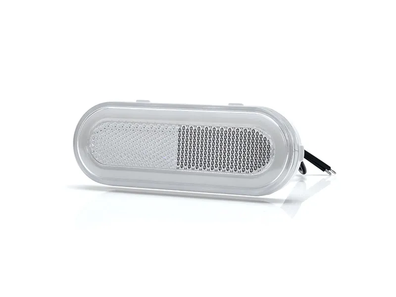 Strands Positionslys Hvid LED 12-24V - ECE Godkendt 124mm - Billede 3