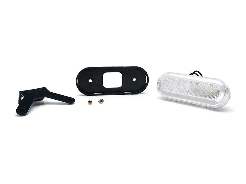 Strands Positionslys Hvid LED 12-24V - ECE Godkendt 124mm - Billede 4