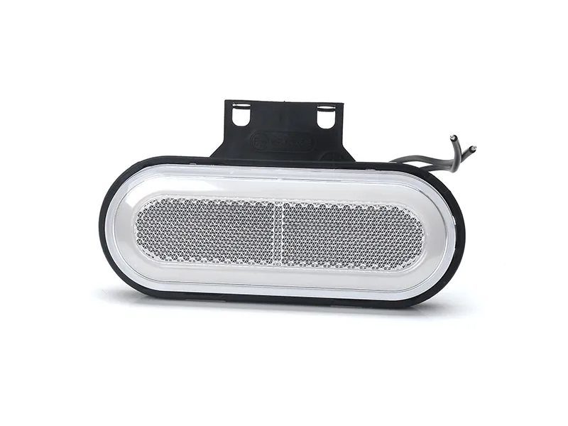 Strands Positionslys Hvid LED 12-24V - ECE Godkendt 124mm - Billede 6