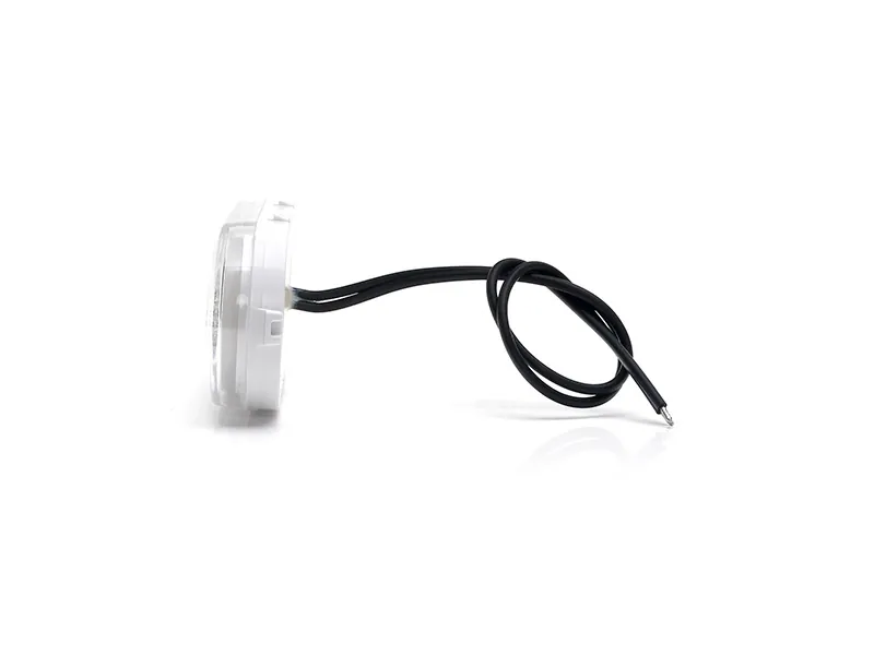 Strands Positionslys Hvid LED 12-24V - ECE Godkendt 124mm - Billede 7