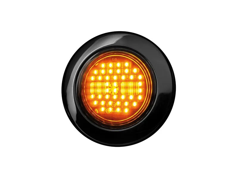 STRANDS Dark Knight IZE LED Amber Positionslys 10-30V ø155mm - Billede 2