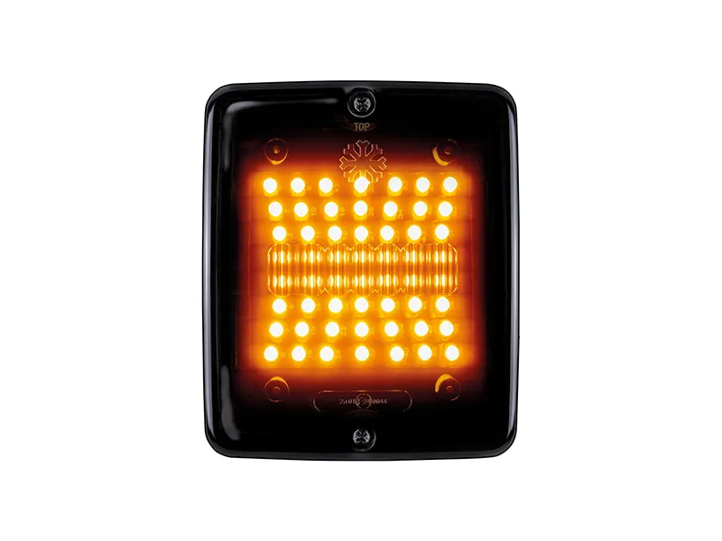 STRANDS Dark Knight IZE LED Square Amber 24V - Firkantet LED Positionslys - Billede 2