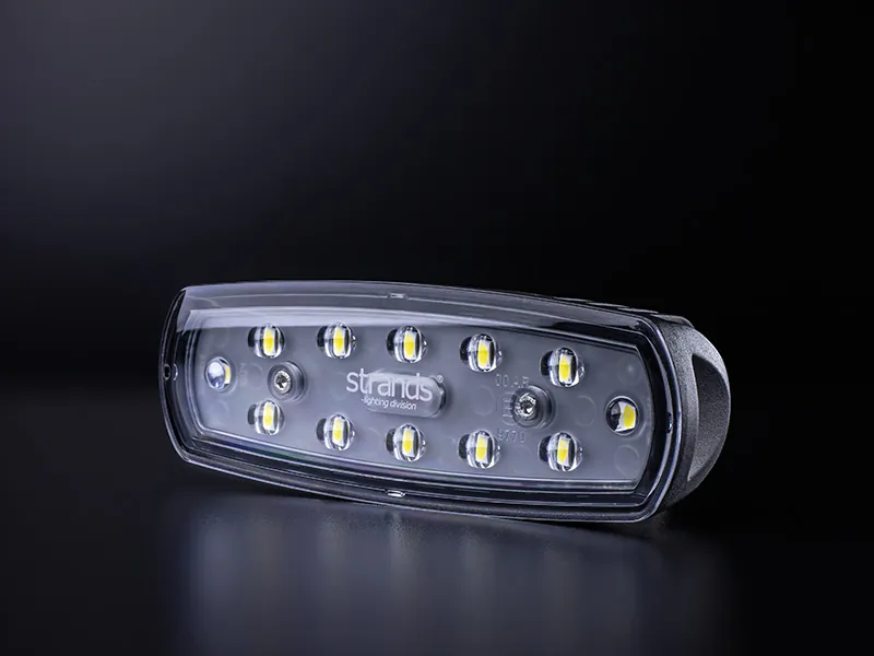 STRANDS LED Arbejdslys/Baklampe 1960lm 9-30V E-godkendt - 140° Spredning - Billede 3