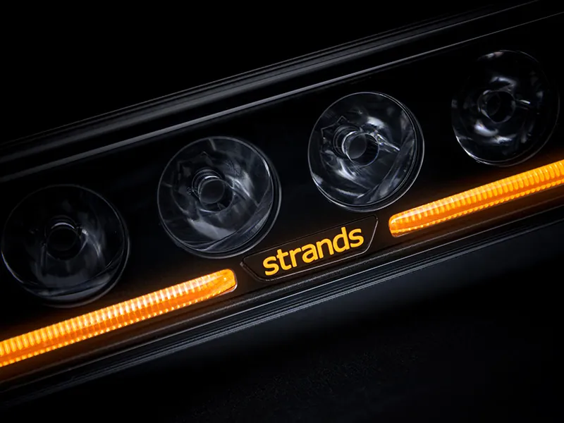 STRANDS Dark Knight Identity 20" LED Bar 12000lm 9-36V E-godkendt - Billede 5