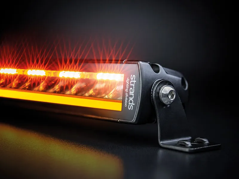 STRANDS Siberia Night Guard SR 20" LED Advarselslys med Kørelys - 7560lm, 9-35V - Billede 3