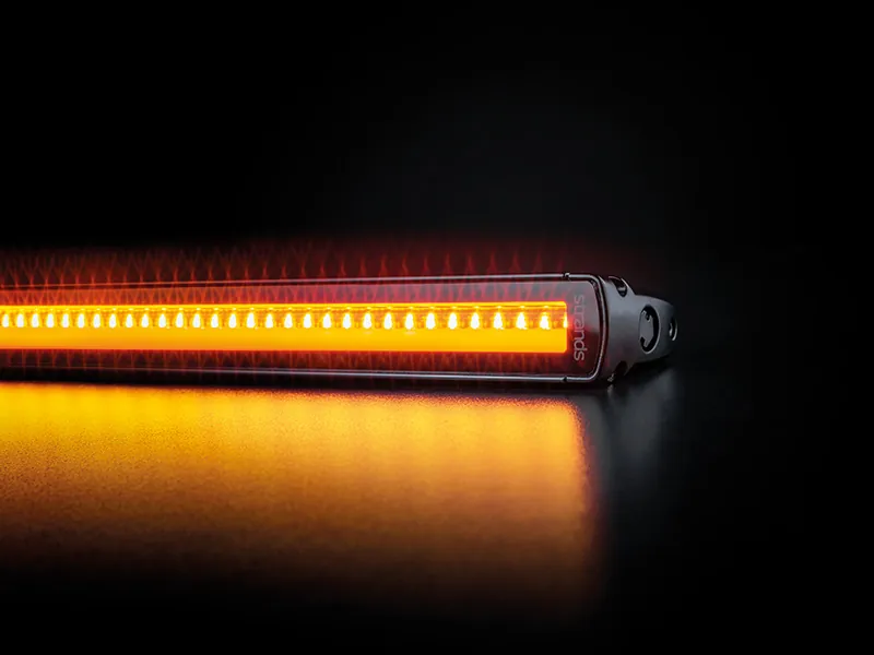 Strands Siberia Low Rider 10" LED Lys med Advarselslys og Positionslys 10-32V - Billede 3