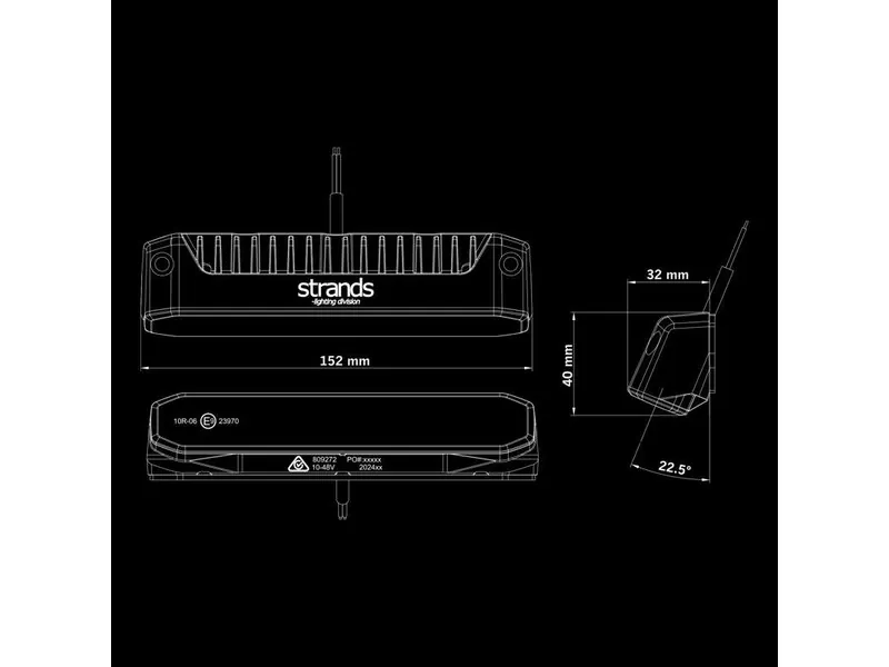 Strands Firefly Scene Light LED Arbejdslys 2000lm 10-48V - Billede 5