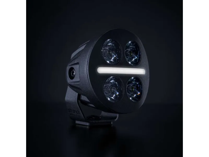 STRANDS NUUK D-LINE MC Kørelys - 2540 Lumen, 10-32V, Hvidt og Gult Positionslys - Billede 2