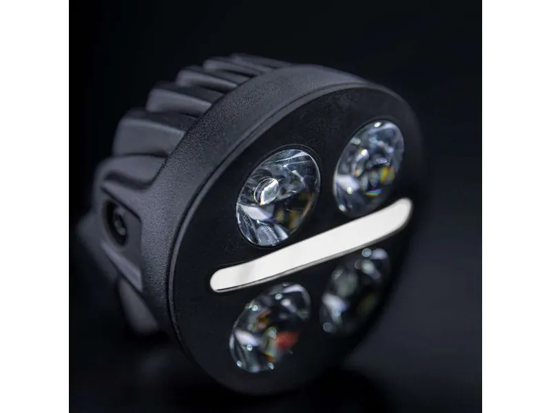 STRANDS NUUK D-LINE MC Kørelys - 2540 Lumen, 10-32V, Hvidt og Gult Positionslys - Billede 5