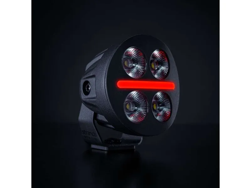 STRANDS NUUK D-LINE MC Arbejdslys 2740lm 10-32V med Rød og Gul Positionslys - Billede 2