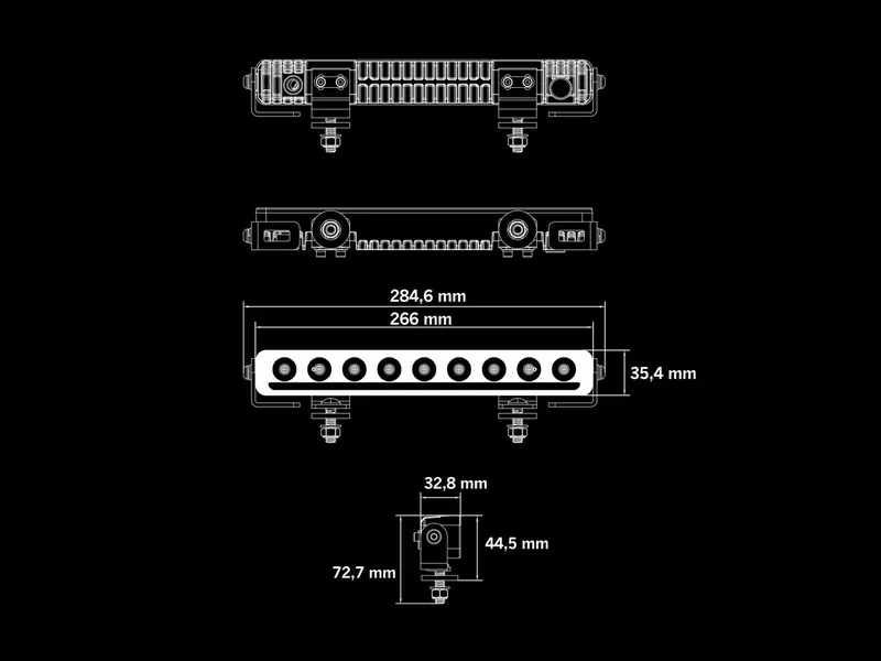 Strands Nuuk D-Line 10" LED-lysbar 6000lm 10-36V - Billede 3
