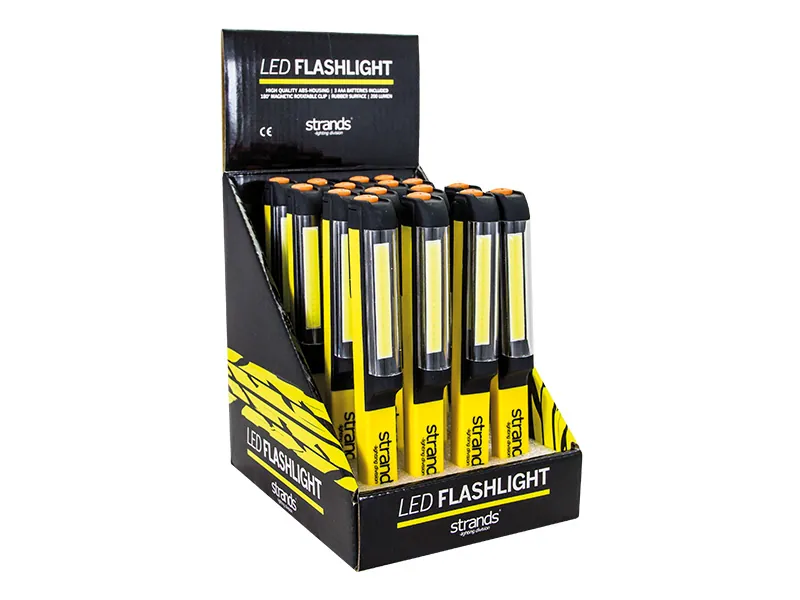 Strands LED Lommelygte 200 Lumen - Inkl. 3 AAA Batterier - Billede 3