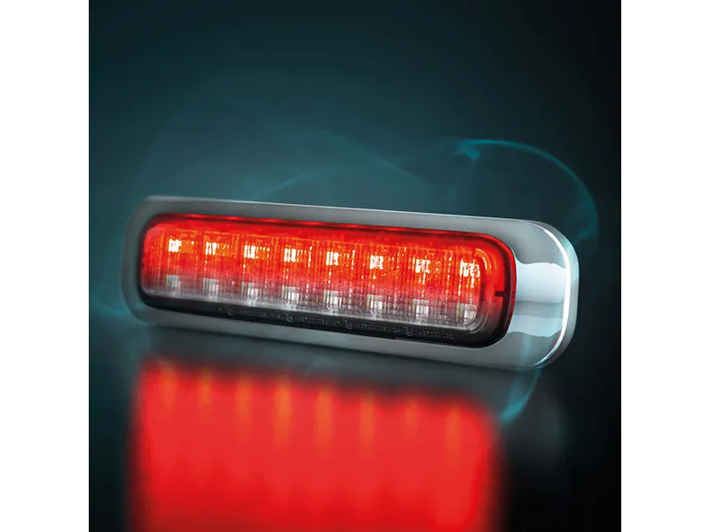 Strands Dark Knight LED-baglygte, røgfarvet glas, 12-24V - Billede 2