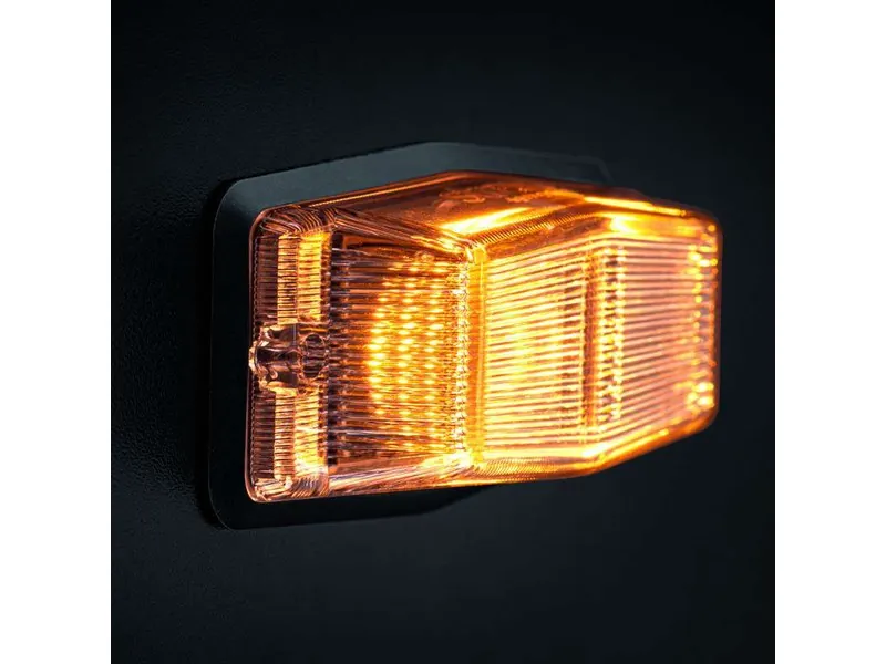 STRANDS IZE LED Silver Arrow Positionslys - Hvid/Amber - 10-32V - IP69K - Billede 2