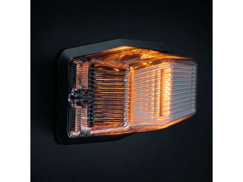 STRANDS IZE LED Silver Arrow Positionslys - Hvid/Amber - 10-32V - IP69K - Billede 3