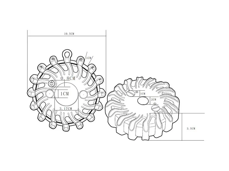 Strands Smart LED-advarselslys 6-polet - Billede 3